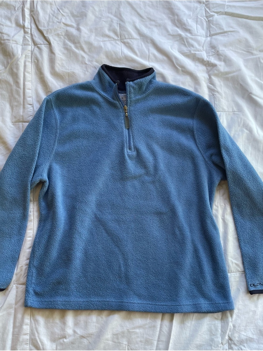 Old Navy Men's Sky Blue Half-Zip Fleece Pullover Size XL